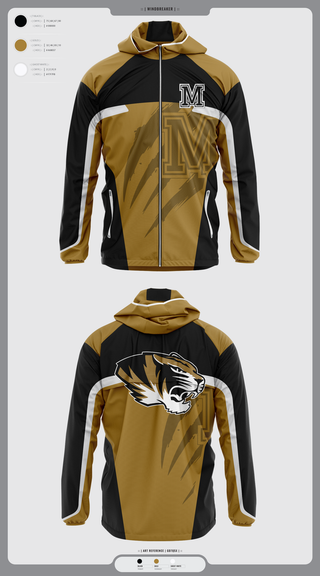 Windbreaker, Marceline Tigers, , Teamtime, Team time, sublimation, custom sports apparel, team uniforms, spirit wear, spiritwear, sports uniforms, custom shirts, team store, custom team store, fundraiser sports, apparel fundraiser