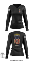 2-47 infantry 3rd BRG 10th MTN 15406658 Women's Long Sleeve V-neck Shirt - 102