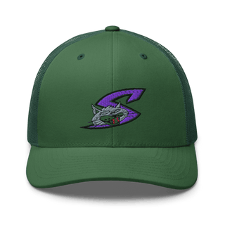 Falcon Middle School Basketball 65038956 Retro Trucker Hat | Yupoong 6606