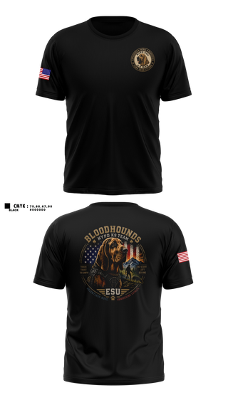 Short Sleeve Performance Shirt, NYPD ESU K9, Police, Teamtime, Team time, sublimation, custom sports apparel, team uniforms, spirit wear, spiritwear, sports uniforms, custom shirts, team store, custom team store, fundraiser sports, apparel fundraiser