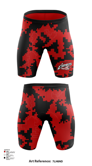 Mens Compression Shorts, Chevak Comets, Wrestling, Teamtime, Team time, sublimation, custom sports apparel, team uniforms, spirit wear, spiritwear, sports uniforms, custom shirts, team store, custom team store, fundraiser sports, apparel fundraiser