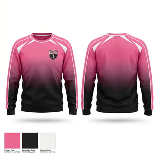 Crew Neck Sweatshirt, United Donna, Women's Soccer, Teamtime, Team time, sublimation, custom sports apparel, team uniforms, spirit wear, spiritwear, sports uniforms, custom shirts, team store, custom team store, fundraiser sports, apparel fundraiser
