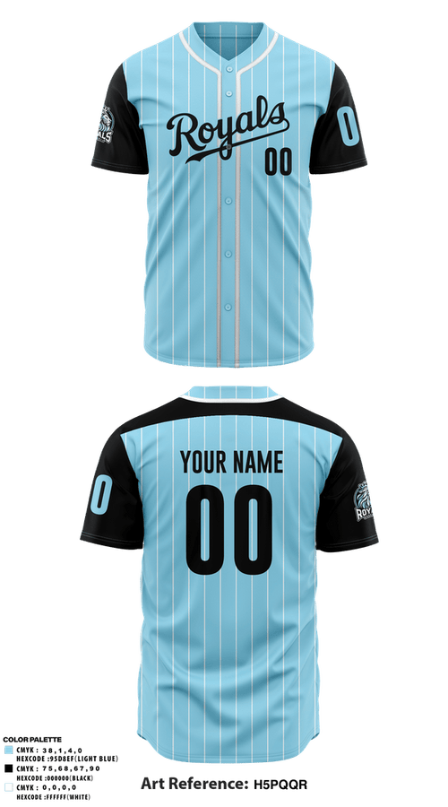 Full Button Baseball Jersey, Royals, Baseball, Teamtime, Team time, sublimation, custom sports apparel, team uniforms, spirit wear, spiritwear, sports uniforms, custom shirts, team store, custom team store, fundraiser sports, apparel fundraiser