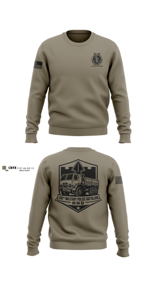 Crew Neck Sweatshirt, 118th Military Police Battalion, National Guard, Teamtime, Team time, sublimation, custom sports apparel, team uniforms, spirit wear, spiritwear, sports uniforms, custom shirts, team store, custom team store, fundraiser sports, apparel fundraiser