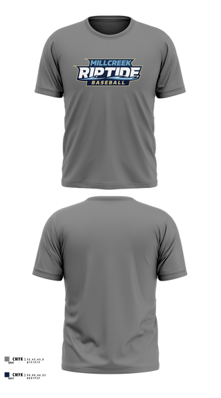 Short Sleeve Performance Shirt, Millcreek Riptide, Baseball, Teamtime, Team time, sublimation, custom sports apparel, team uniforms, spirit wear, spiritwear, sports uniforms, custom shirts, team store, custom team store, fundraiser sports, apparel fundraiser