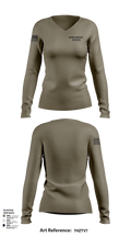 Alpha Company, 129 DSSB 75505821 Women's Long Sleeve V-neck Shirt - 102
