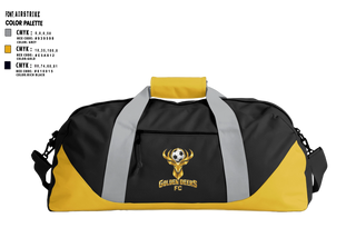 Duffle Bag, Golden Deers FC, Men's Soccer, Teamtime, Team time, sublimation, custom sports apparel, team uniforms, spirit wear, spiritwear, sports uniforms, custom shirts, team store, custom team store, fundraiser sports, apparel fundraiser