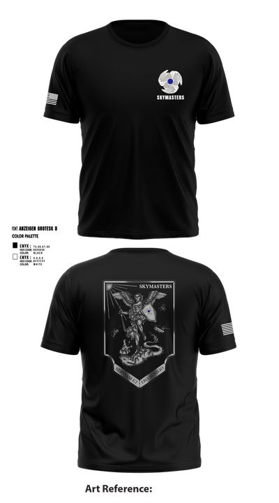 1-222 Aviation Regiment Short Sleeve Performance Shirt - 10