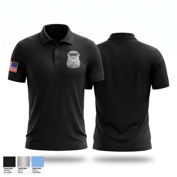 Short Sleeve Performance Polo, Westland Police Department, Police, Teamtime, Team time, sublimation, custom sports apparel, team uniforms, spirit wear, spiritwear, sports uniforms, custom shirts, team store, custom team store, fundraiser sports, apparel fundraiser