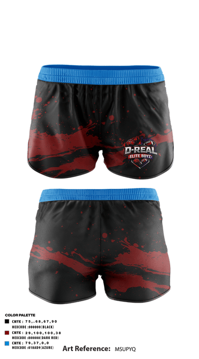 D-real elite boyz 47606971 Track Shorts - 1