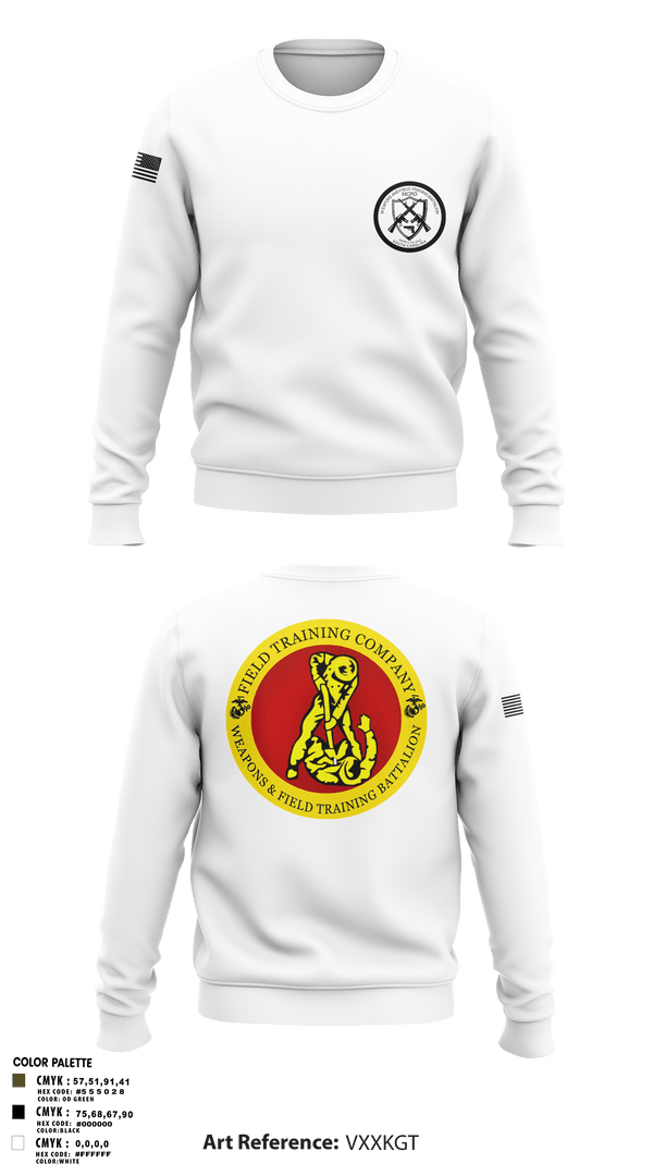 Crew Neck Sweatshirt, Weapons Field Training, , Teamtime, Team time, sublimation, custom sports apparel, team uniforms, spirit wear, spiritwear, sports uniforms, custom shirts, team store, custom team store, fundraiser sports, apparel fundraiser
