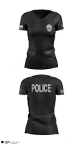 Desert Hot Springs Police Department 82587518 Women's Short Sleeve V-neck Shirt - 1