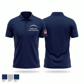 Short Sleeve Performance Polo, Rainbow City Police Department, Police, Teamtime, Team time, sublimation, custom sports apparel, team uniforms, spirit wear, spiritwear, sports uniforms, custom shirts, team store, custom team store, fundraiser sports, apparel fundraiser