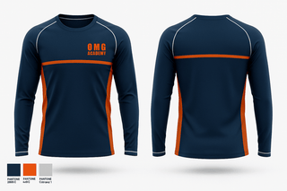 Long Sleeve Performance Shirt, OMG Academy, Men's Basketball, Teamtime, Team time, sublimation, custom sports apparel, team uniforms, spirit wear, spiritwear, sports uniforms, custom shirts, team store, custom team store, fundraiser sports, apparel fundraiser