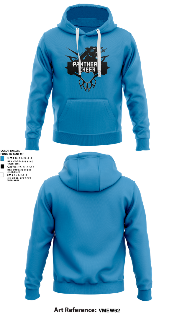 Hoodie, Cramerton Panthers Football and Cheer, , Teamtime, Team time, sublimation, custom sports apparel, team uniforms, spirit wear, spiritwear, sports uniforms, custom shirts, team store, custom team store, fundraiser sports, apparel fundraiser