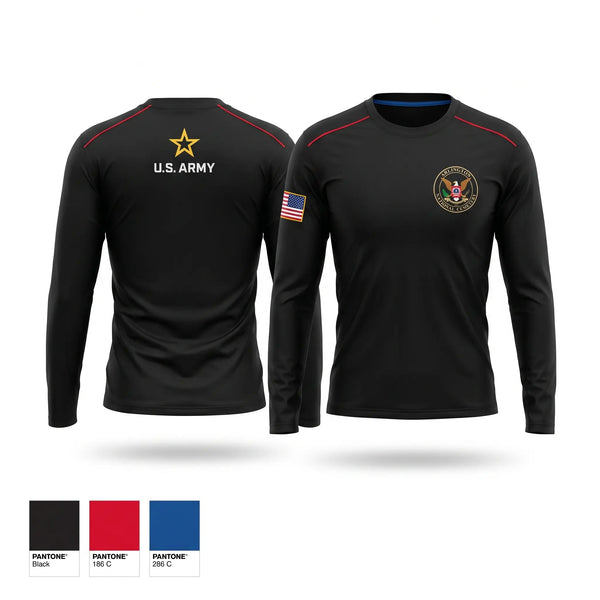Long Sleeve Performance Shirt, Arlington National Cemetery, Army, Teamtime, Team time, sublimation, custom sports apparel, team uniforms, spirit wear, spiritwear, sports uniforms, custom shirts, team store, custom team store, fundraiser sports, apparel fundraiser