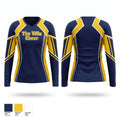 The Ville Cheer Women's Long Sleeve V-neck Shirt - 1