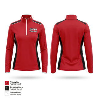 Quarter Zip Jacket, Holton Volleyball, Women's Volleyball, Teamtime, Team time, sublimation, custom sports apparel, team uniforms, spirit wear, spiritwear, sports uniforms, custom shirts, team store, custom team store, fundraiser sports, apparel fundraiser