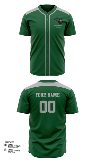 Full Button Baseball Jersey, Conifer Lobos Baseball, Baseball, Teamtime, Team time, sublimation, custom sports apparel, team uniforms, spirit wear, spiritwear, sports uniforms, custom shirts, team store, custom team store, fundraiser sports, apparel fundraiser