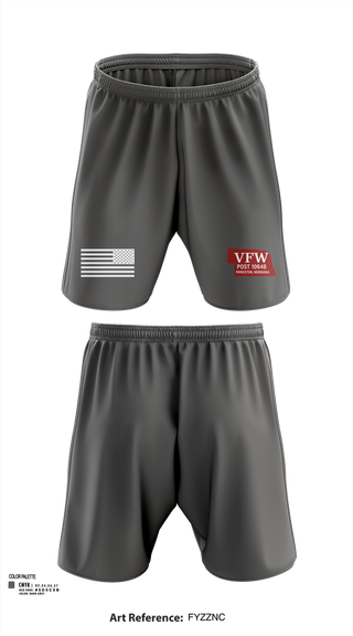 Athletic Shorts With Pockets, VFW Post 10648, , Teamtime, Team time, sublimation, custom sports apparel, team uniforms, spirit wear, spiritwear, sports uniforms, custom shirts, team store, custom team store, fundraiser sports, apparel fundraiser