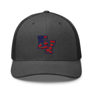 Patriots Retro Trucker Hat | Yupoong 6606