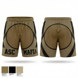 Athletic Shorts With Pockets, ASC Mafia, Army, Teamtime, Team time, sublimation, custom sports apparel, team uniforms, spirit wear, spiritwear, sports uniforms, custom shirts, team store, custom team store, fundraiser sports, apparel fundraiser
