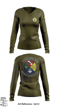 Muscogee Nation Special Operations 96454937 Women's Long Sleeve V-neck Shirt - 3
