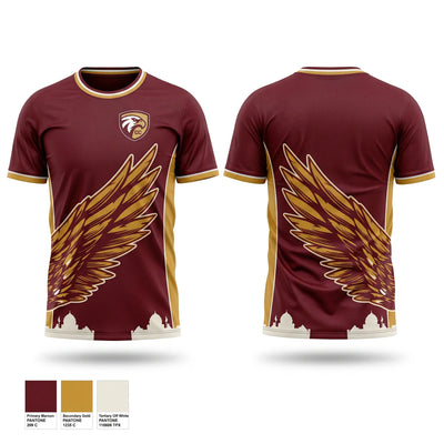 Columbia City High School Soft Poly Tee Cotton Like Feel - 1
