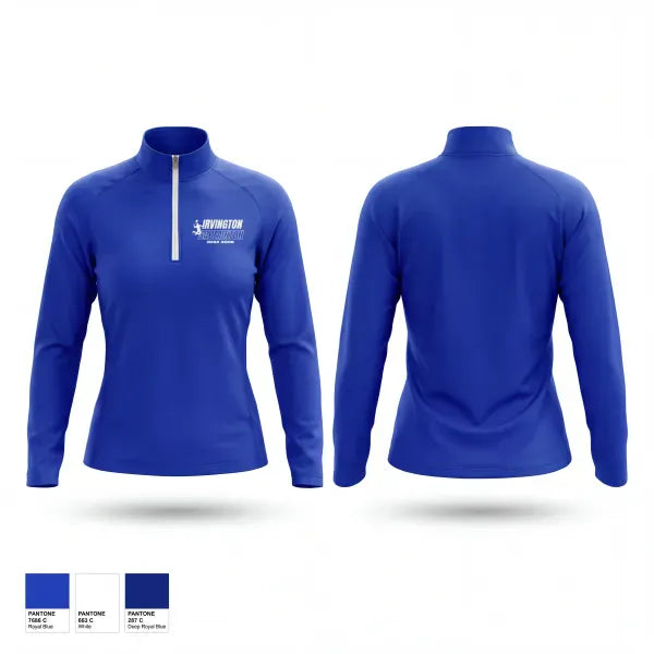 Quarter Zip Jacket, Irvington High School Badminton, Spirit Store, Teamtime, Team time, sublimation, custom sports apparel, team uniforms, spirit wear, spiritwear, sports uniforms, custom shirts, team store, custom team store, fundraiser sports, apparel fundraiser