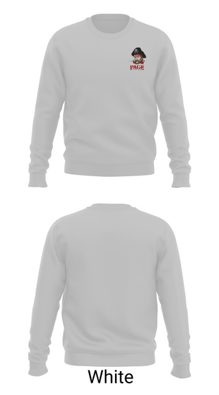 Crew Neck Sweatshirt, Page High School Volleyball, Women's Volleyball, Teamtime, Team time, sublimation, custom sports apparel, team uniforms, spirit wear, spiritwear, sports uniforms, custom shirts, team store, custom team store, fundraiser sports, apparel fundraiser