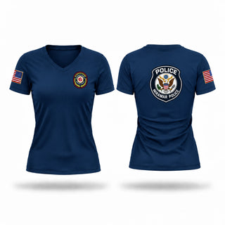 Womens Short Sleeve Vneck Shirt, Drugs And Narcotics Intelligence Vice Squad, Police, Teamtime, Team time, sublimation, custom sports apparel, team uniforms, spirit wear, spiritwear, sports uniforms, custom shirts, team store, custom team store, fundraiser sports, apparel fundraiser