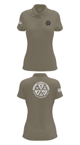 Womens Short Sleeve Performance Polo, Region 3 Homeland Response Force, , Teamtime, Team time, sublimation, custom sports apparel, team uniforms, spirit wear, spiritwear, sports uniforms, custom shirts, team store, custom team store, fundraiser sports, apparel fundraiser