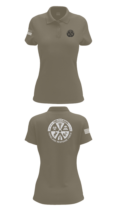 Region 3 Homeland Response Force 34212172 Women's Short Sleeve Performance Polo  - 75