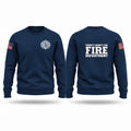 TRINITY COUNTY 356 FIRE DEPARTMENT Crew Neck Sweatshirt - 1