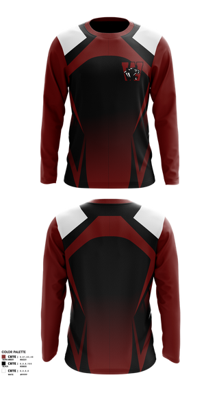 Long Sleeve Performance Shirt, Watervliet High School Basketball, Men's Basketball, Teamtime, Team time, sublimation, custom sports apparel, team uniforms, spirit wear, spiritwear, sports uniforms, custom shirts, team store, custom team store, fundraiser sports, apparel fundraiser