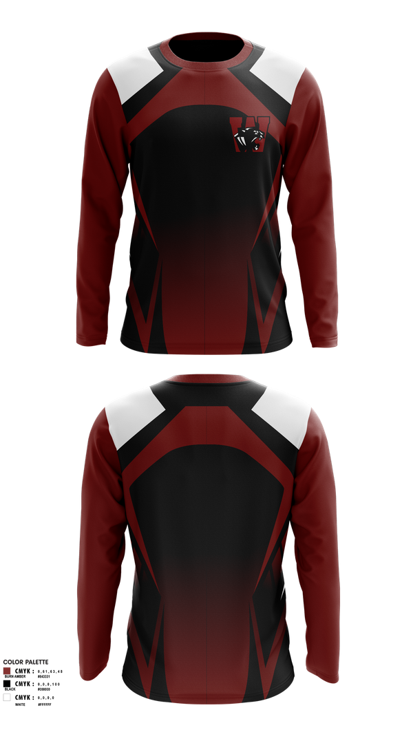 Long Sleeve Performance Shirt, Watervliet High School Basketball, Men's Basketball, Teamtime, Team time, sublimation, custom sports apparel, team uniforms, spirit wear, spiritwear, sports uniforms, custom shirts, team store, custom team store, fundraiser sports, apparel fundraiser