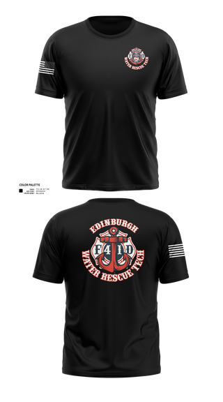 Old School Cotton Feel Shirt, Edinburgh Water Rescue, Fire Department, Teamtime, Team time, sublimation, custom sports apparel, team uniforms, spirit wear, spiritwear, sports uniforms, custom shirts, team store, custom team store, fundraiser sports, apparel fundraiser