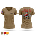 3 Women's Short Sleeve V-neck Shirt - 1