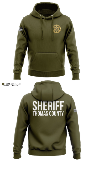 Hoodie, Thomas county sheriff's office, Police, Teamtime, Team time, sublimation, custom sports apparel, team uniforms, spirit wear, spiritwear, sports uniforms, custom shirts, team store, custom team store, fundraiser sports, apparel fundraiser