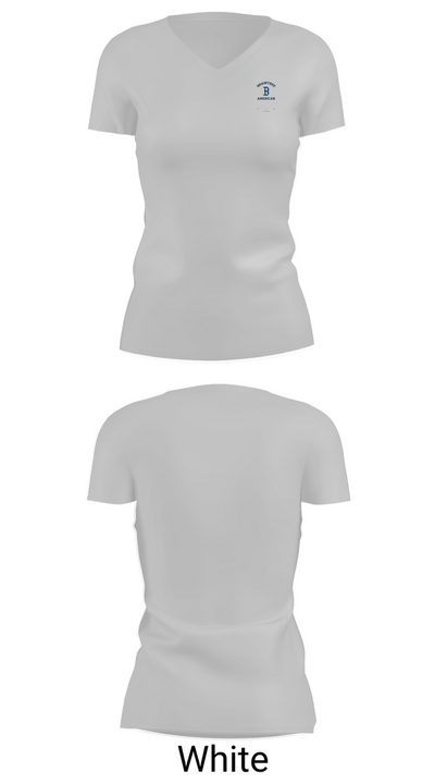 Braintree American 33476337 Women's Short Sleeve V-neck Shirt - 19