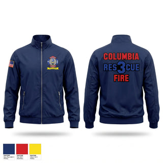 Windbreaker, Columbia Fire Department RESCUE3, Fire Department, Teamtime, Team time, sublimation, custom sports apparel, team uniforms, spirit wear, spiritwear, sports uniforms, custom shirts, team store, custom team store, fundraiser sports, apparel fundraiser