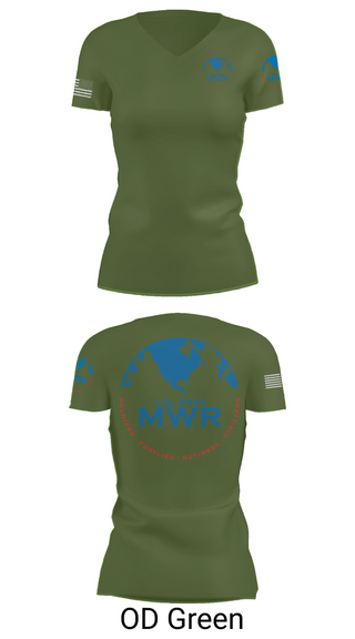 Womens Short Sleeve Vneck Shirt, FAMILY AND MORALE, WELFARE AND RECREATION, , Teamtime, Team time, sublimation, custom sports apparel, team uniforms, spirit wear, spiritwear, sports uniforms, custom shirts, team store, custom team store, fundraiser sports, apparel fundraiser