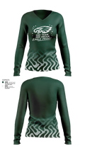 Exhalt Eagles Women's Long Sleeve V-neck Shirt - 3