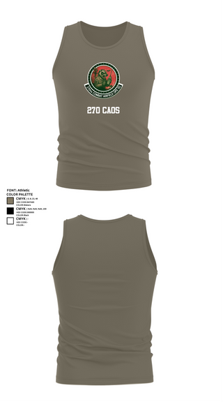 Tank Top, 270 CAOS, , Teamtime, Team time, sublimation, custom sports apparel, team uniforms, spirit wear, spiritwear, sports uniforms, custom shirts, team store, custom team store, fundraiser sports, apparel fundraiser