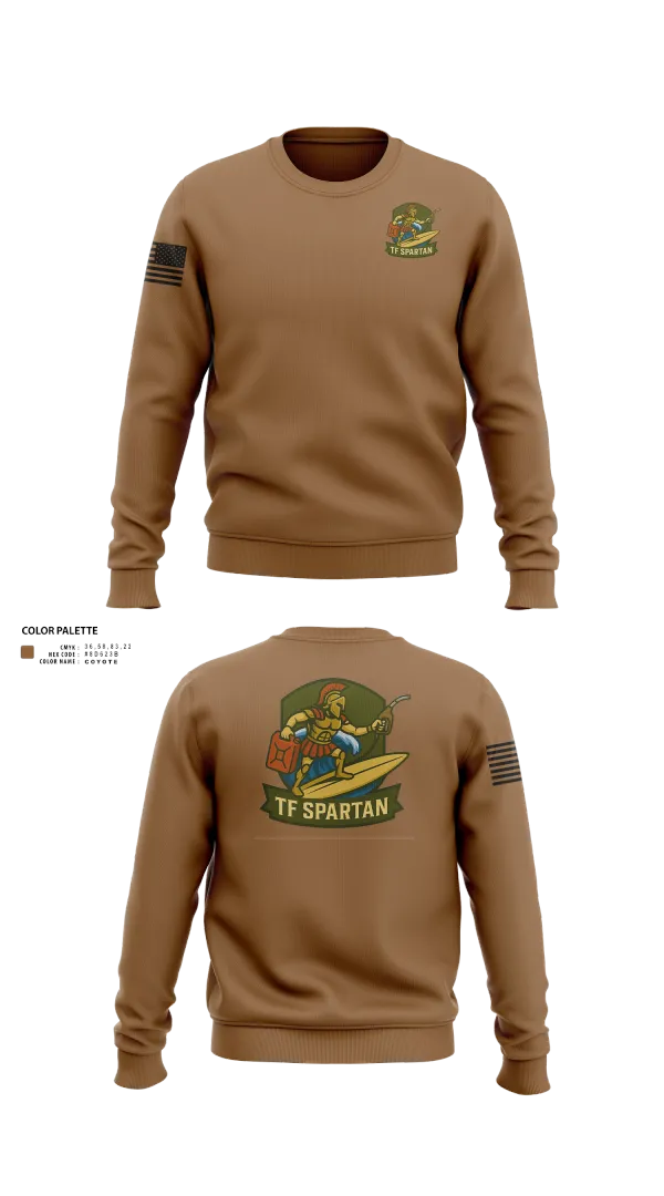 Crew Neck Sweatshirt, Task Force Spartan, , Teamtime, Team time, sublimation, custom sports apparel, team uniforms, spirit wear, spiritwear, sports uniforms, custom shirts, team store, custom team store, fundraiser sports, apparel fundraiser