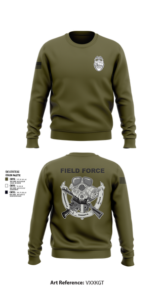 Crew Neck Sweatshirt, JSO mobile field force, Police, Teamtime, Team time, sublimation, custom sports apparel, team uniforms, spirit wear, spiritwear, sports uniforms, custom shirts, team store, custom team store, fundraiser sports, apparel fundraiser