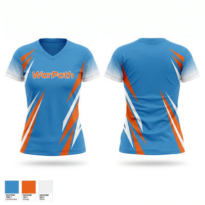 WarPath Women's Short Sleeve V-neck Shirt - 1