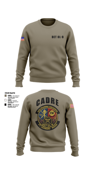 Crew Neck Sweatshirt, DET OL-B, Air Force, Teamtime, Team time, sublimation, custom sports apparel, team uniforms, spirit wear, spiritwear, sports uniforms, custom shirts, team store, custom team store, fundraiser sports, apparel fundraiser