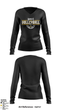 Fulton Hornets Volleyball 2109718 Women's Long Sleeve V-neck Shirt - 1