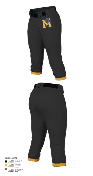 Softball Pants, Maryvale, Softball, Teamtime, Team time, sublimation, custom sports apparel, team uniforms, spirit wear, spiritwear, sports uniforms, custom shirts, team store, custom team store, fundraiser sports, apparel fundraiser
